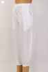 Cambric Cotton Cropped Pants With Elasticated Waistband